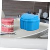 Gatuida 8pcs Denture Bath Box Set Apple Shaped Storage Cups
