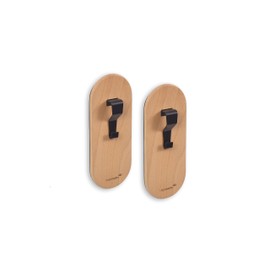 Legamaster 7-122825 WOODEN Magnetic Hook for Flipchart Pads, Pack of 2