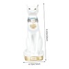 BIUDECO Lifelike Cat Figurine Small Decorative Cat Decor for Learning