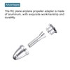 QUARKZMAN Propeller Adapter RC Aeroplane Aeroplane Spinner, 3 mm Bore