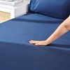 YIYEA Fitted Sheet with Pillowcases, Premium Double Brushed Microfiber Fitted