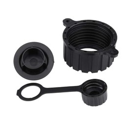 Acouto Gas Can Part Kit - Spout Screw + Rear Vent Gasket + Stopper - Plastic - Black - Gasoline Fuel Can Accessory