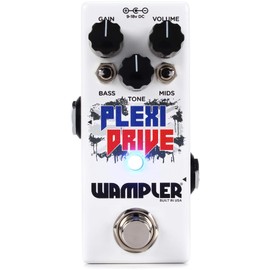 Wampler Plexi Drive Mini Overdrive Pedal (PLEXIDRIVEMINI), Cream