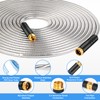Garden Hose 50 FT, Metal Stainless Steel Water Hose with