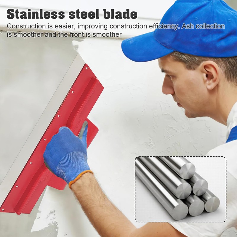 Stainless Steel Surface Spatula, Drywall Spatula Tool, 34.5 x 13