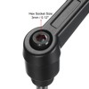 sourcing map 2pcs Adjustable Clamping Lever Handle M5 x 15mm