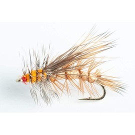 Blue Wing Olive Stimulator Dry Fly - 6 Pack (Tan, 12)