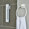 SMEDBO Bathroom Accessory White Shower Squeegee with Replaceable Blade