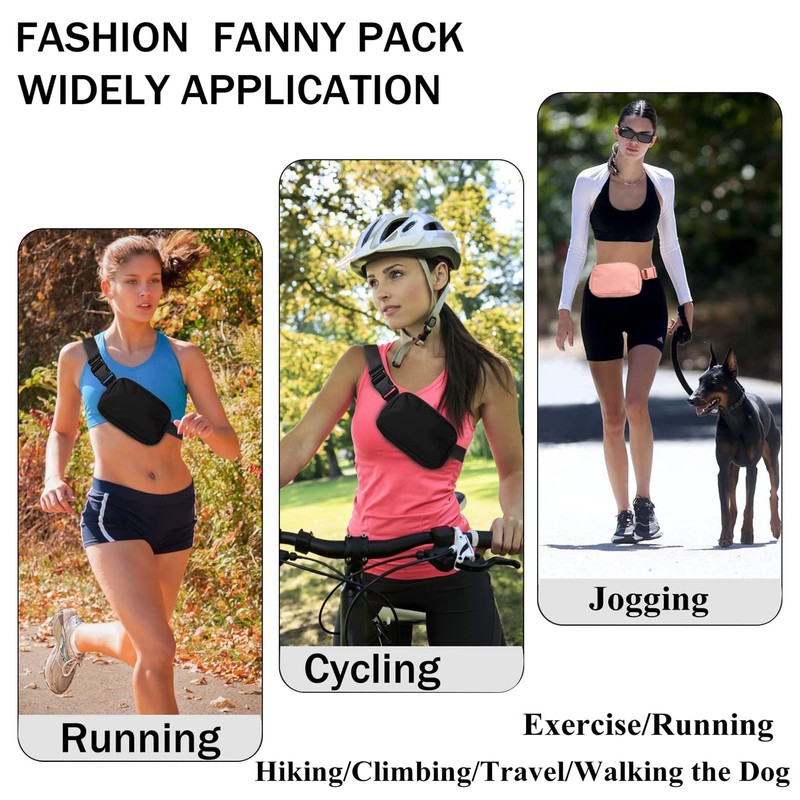 Mini Belt Bag for Women and Men with Adjustable Strap