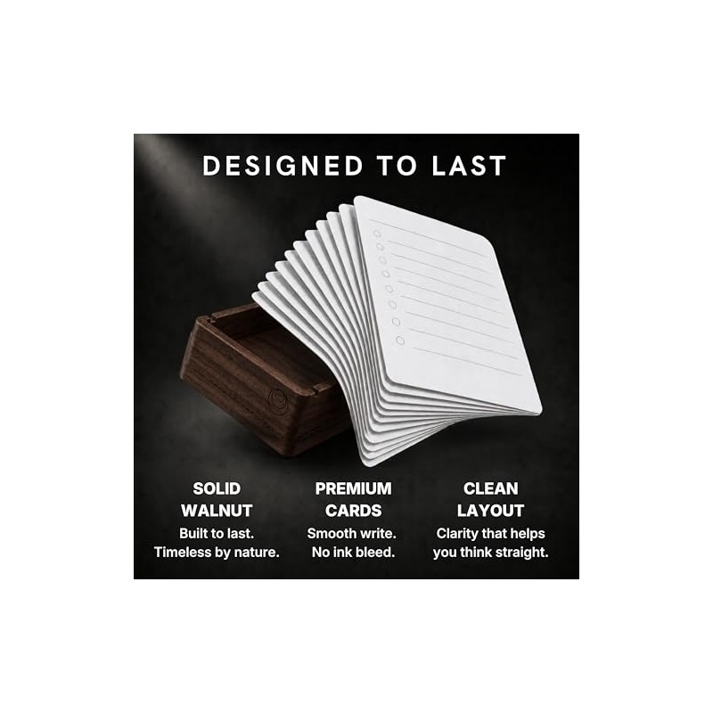 Mind Design Daily Planner Notepad with Goal Cards