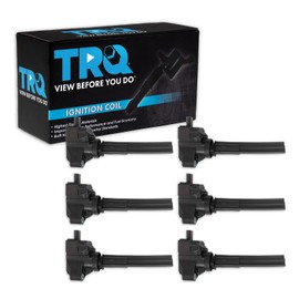 TRQ Ignition Coil Set 6 Piece Compatible with 18-23 Ford F-150 19-23 Edge 21-23 Bronco 20-23 Explorer 20-23 Police Interceptor Utility Lincoln 20-23 Aviator 19-23 Nautilus