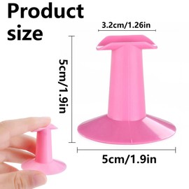 2PCS Plastic Nail Holder Stand, Professional Finger Exercise Tool for Painting Nails, Diy Nail Art Supplies, Nail Polish Holder, Nail Painting Tools, Nail Holder for Painting Nails