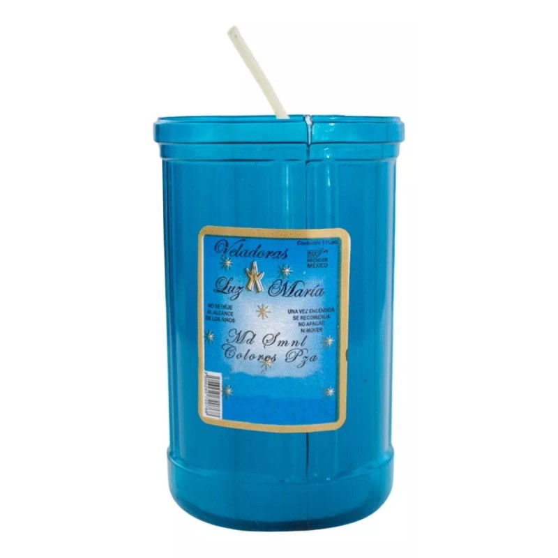 CEB 12 Veladoras Ecológica Media Semanal Blanco 100% Parafina