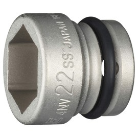 Tone Impact Short Socket 4NV-22SS 1/2-inch (12.7 mm) Drive Two-Face Width 22 mm