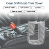 X AUTOHAUX ABS Gear Shift Knob Button Cover for Subaru
