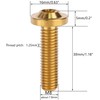 UHDFBDHF Titanium M8 20 30mm Torx Head Bolt Screw Pack
