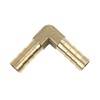 X AUTOHAUX 8mm Brass Barb Elbow 90 Degree Male Fitting