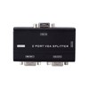Active VGA Duplicator Splitter 2 Ports Double Amplifier Monitor HDB15