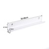 NIUBEE Clear Record Rack, Acrylic Wall Mount Record Shelf, Set