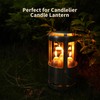 12-Hour White Candles Compatible with Candle Lanterns, Long-Burning Candles for