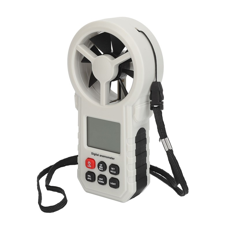 Digital Anemometer High Accuracy Handheld Wind Speed Meter LCD Display