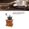Manual Coffee Grinder Italian Retro Portable Stainless Steel Brown Hand