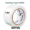 AUDTMWH Packing Tape Refills, Clear, Packaging Tape Heavy Duty Designed