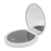 2X Magnifying Mirror with 360° Fill Light, 3 Speed Adjustable