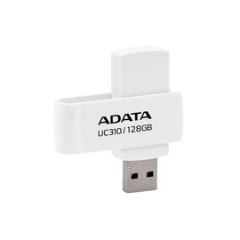 ADATA UC310 64GB USB 3.2 Gen 1 Flash Drive | Velocidad de Lectura 100 MB/s | Ligera y Elegante | Negro | Compatible con Windows, Mac y Linux (Blanco)