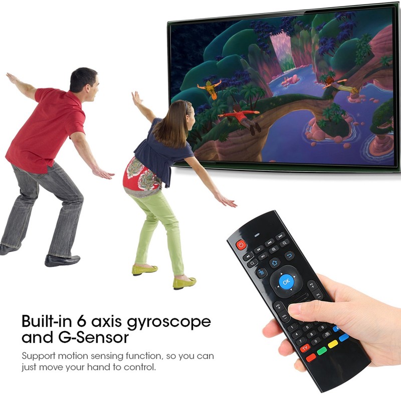 MX3 2.4G Wireless Air Fly Mouse Motion Sensing Infrared Remote