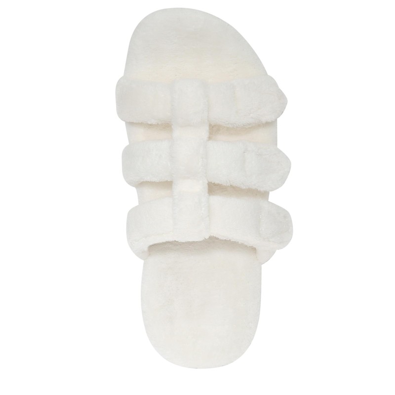 Vionic Adjustable Open-Toe Slipper with Orthotic Arch S Marshmellow -