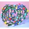 10pz Diadema Corona Flores Luz Led Fiesta Festival