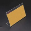 Young21 20Pcs 9Cmx6Cm Acrylic Sign Display Label Price Name Card