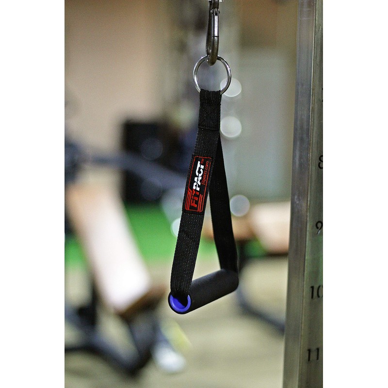 FITPACT Resistance Band Handles Pair, Heavy Duty Cable Machine Attachment