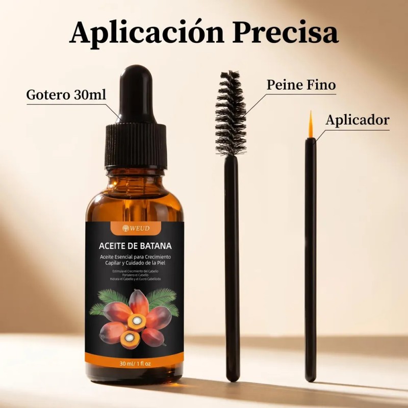 Aceite De Batana Para Cabello 2 En 1 Repara Crece