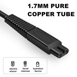 MagiciansBox 5V 1A USB Charger Cable for Freebird Head Shaver Kit,Includes 1 Charging Cord and Clean Brush,Charging Cord Compatible with FlexSeries Electric Head Hair Shaver Razor,3.3ft.