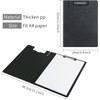 A4 Clipboard,10 Pack A4 Foldable Clipboards with Two Clips File