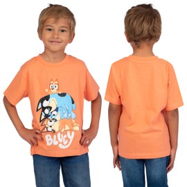 Bluey Shirts 3 Pack, Boys T-Shirts for Summer, Pack of 3 Boys Tshirt, Kids Cotton T Shirt, Multicolor 3T