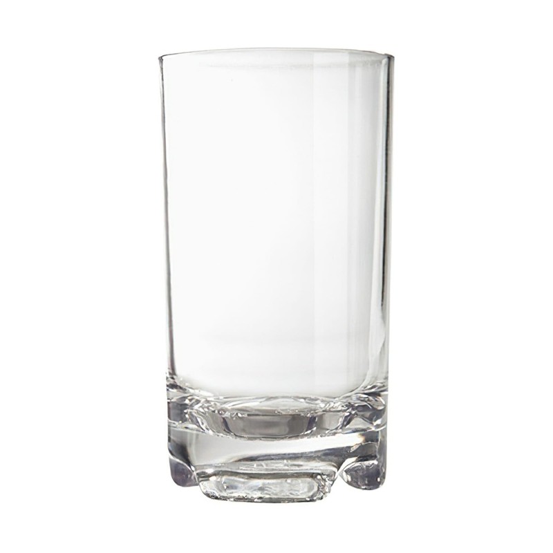 G.E.T Shatterproof Beverage Glass/Highball, 14 Ounce, BPA Free (Set of