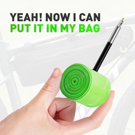 2-Pack CYCLAMI TPU Inner Tube 700C x 18-32C /32-47C for All Road and Gravel Bike Tire with 45mm/65mm/85mm Presta Valves Lightweight (Include Bike Tube Patch Repair Kit) (700c X 18-32C (65mm Valve))