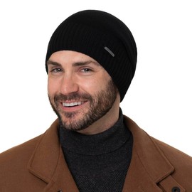 Stetson Merino Oversize Beanie Wool (One Size - Navy)