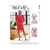McCall's M8176A5 Misses 80's Puff Sleeve Retro Dress Sewing Pattern