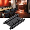 Hoypeyfiy 4 Pieces Doors Double Action Spring Hinge Stainless Steel
