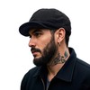 Clakllie Soft Short Brim Baseball Cap Flat Bill Snapback Cap