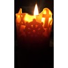 Sunbeam Candles Beeswax Coexist in Peace Pillar
