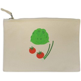 'Fresh Summer Salad' Canvas Clutch Bag/Accessory Case (CL00042249)
