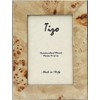 5" X 7" Tizo Tan Wooden Frame, Made in Italy