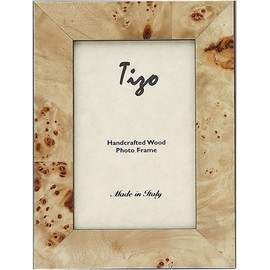 5" X 7" Tizo Tan Wooden Frame, Made in Italy