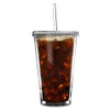 Bar Drinkstuff Double Wall Plastic Cup, 16oz, Pack of 2