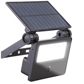 Luminea 400LM 1200mAh IP65 Solar LED Wall Floodlight with PIR Motion Sensor